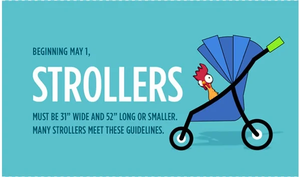 New disney cheap stroller rules
